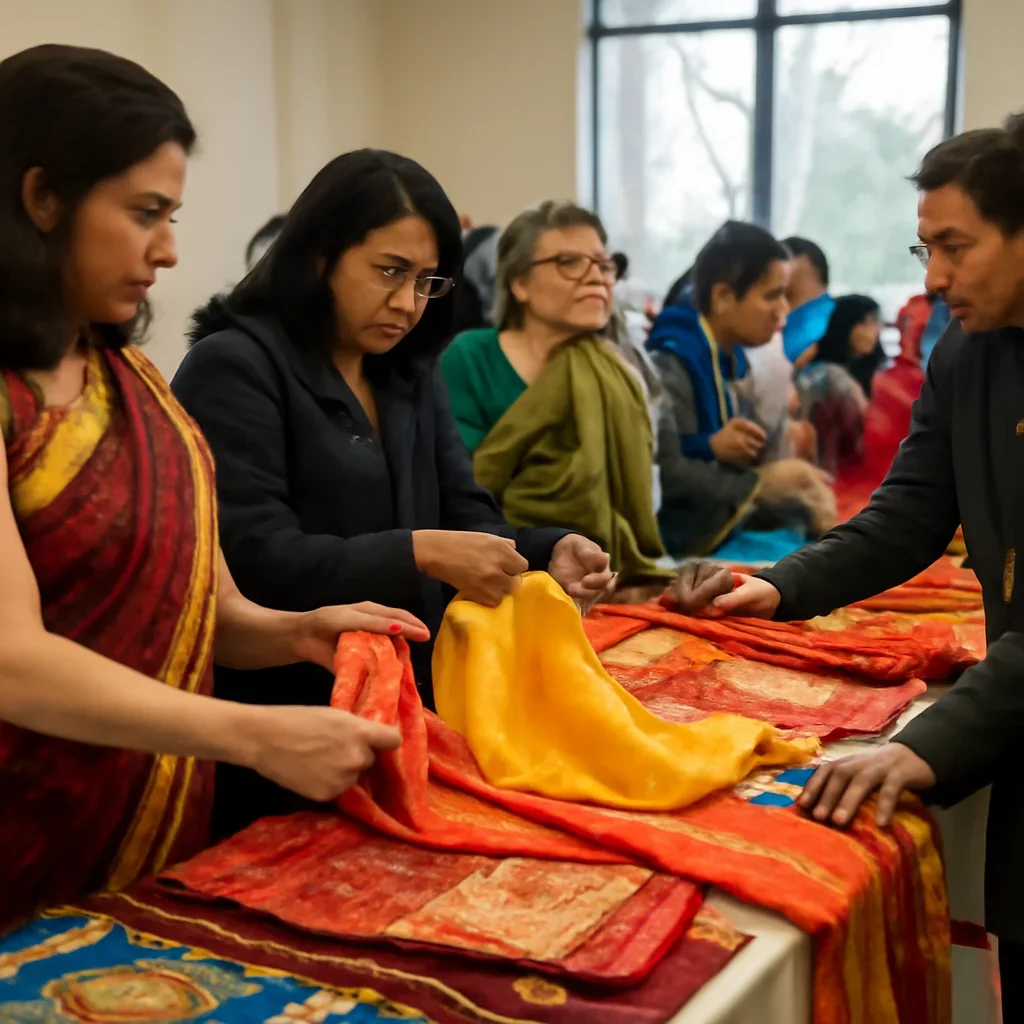 Readers and community members engaging with bangladeshi sarees canada in Canada