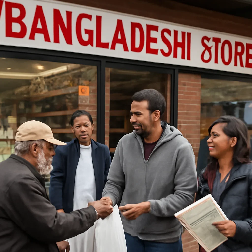 Readers and community members engaging with bangladeshi store canada in Canada