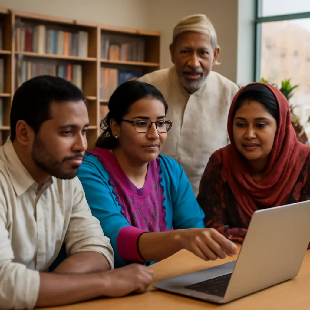 Readers and community members engaging with how to buy bangladeshi clothing online in Canada