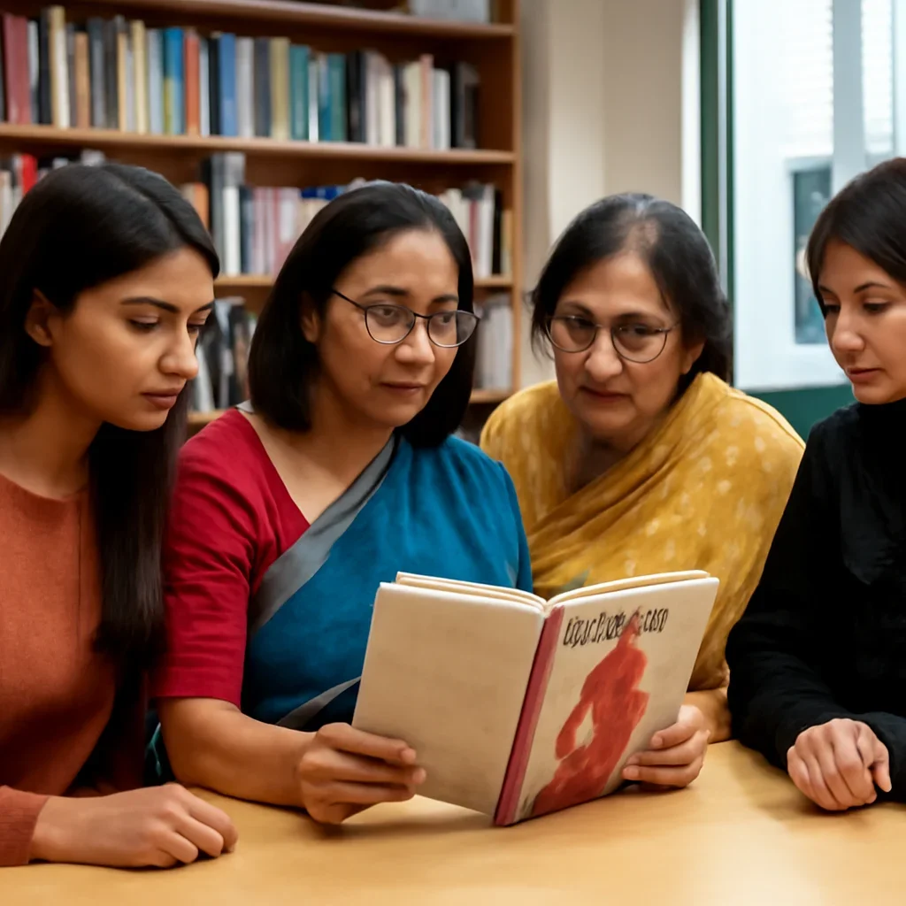 Readers and community members engaging with jamdani saree guide in Canada