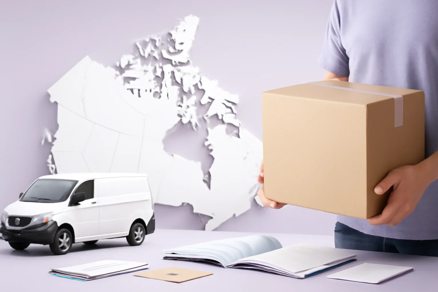 Canada-wide delivery that keeps print copies, promotional packs, and reader materials moving