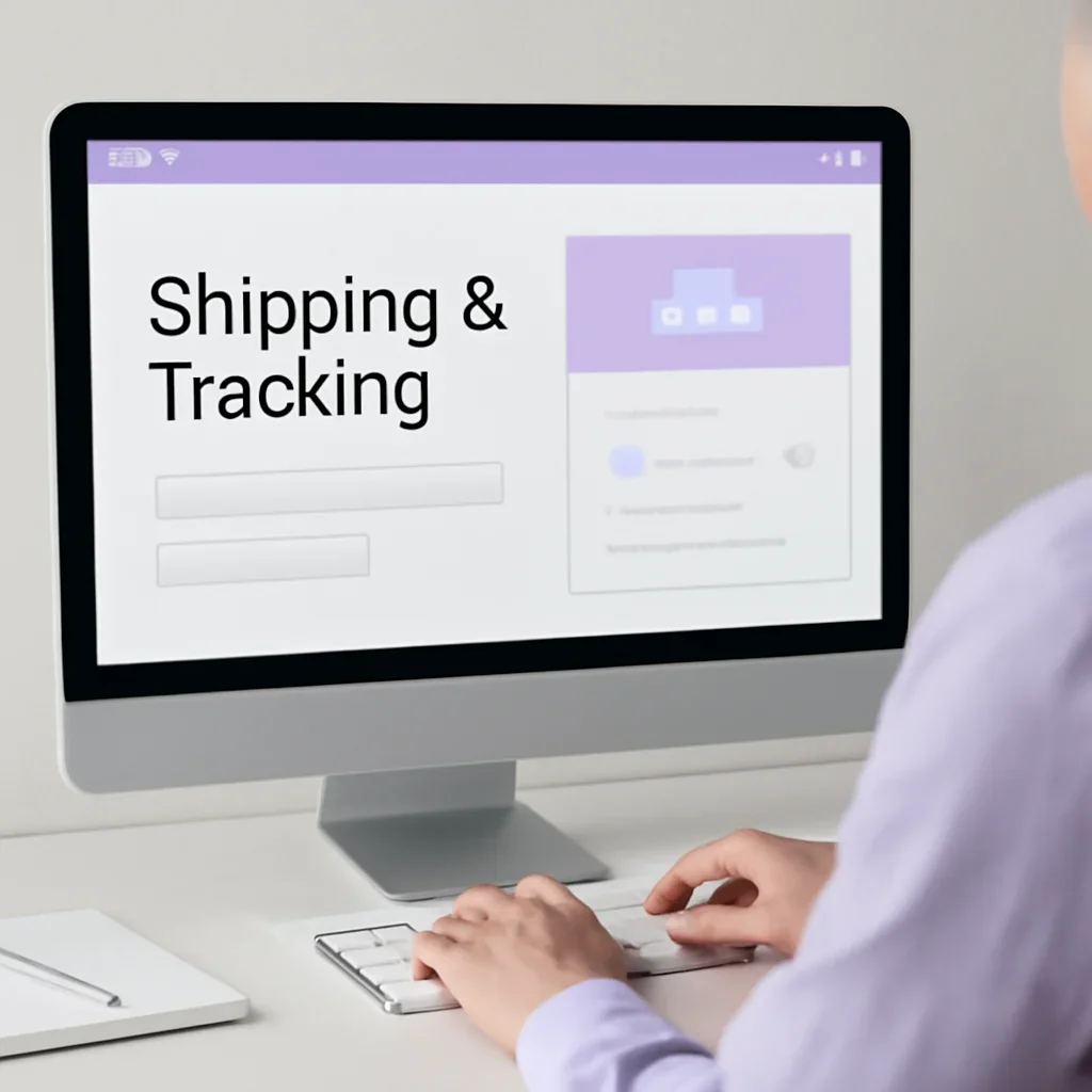 Review shipping and tracking details before your order is dispatched